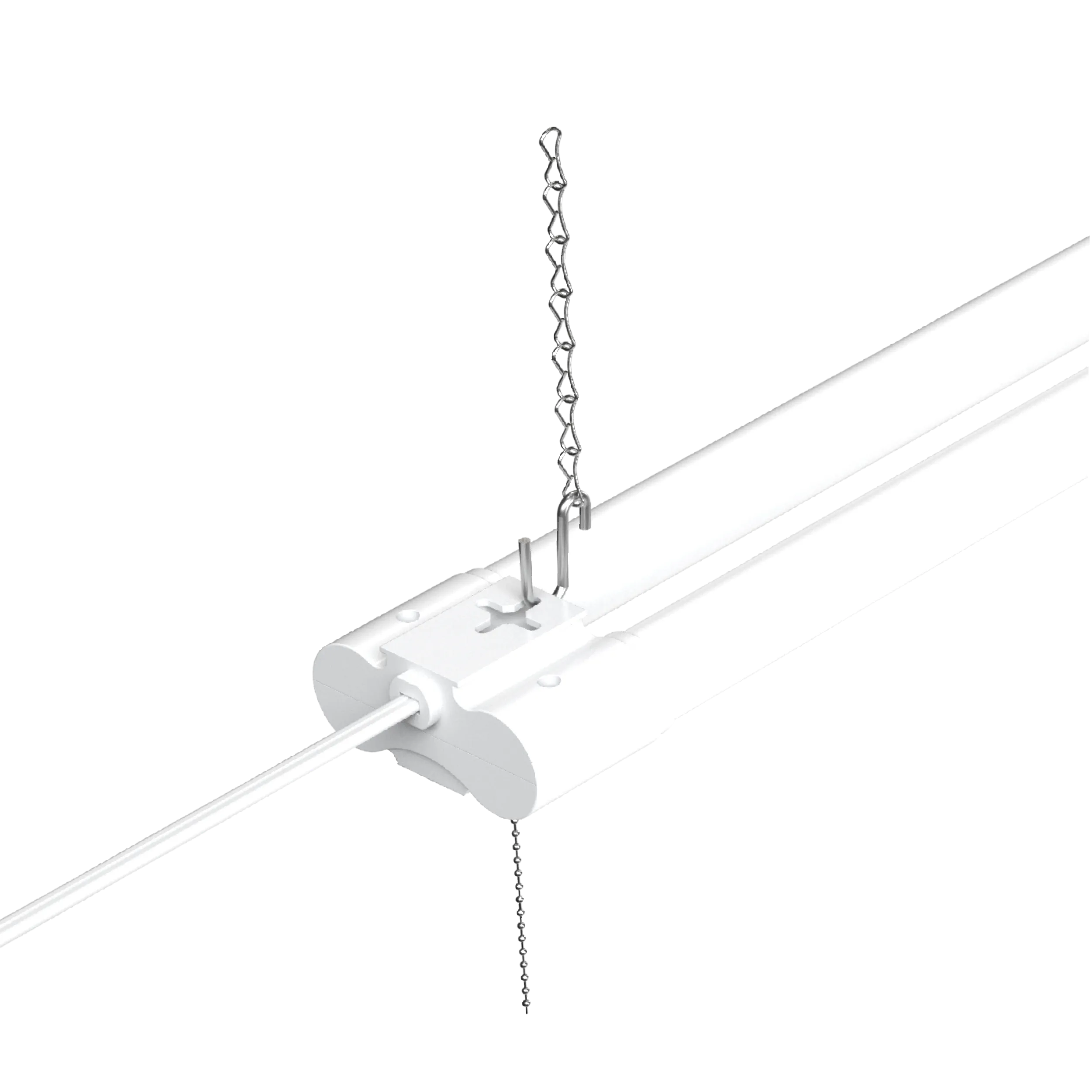 LED Shop Light, 4ft, Utility, Frosted, Plug & Play, 4500 Lumens