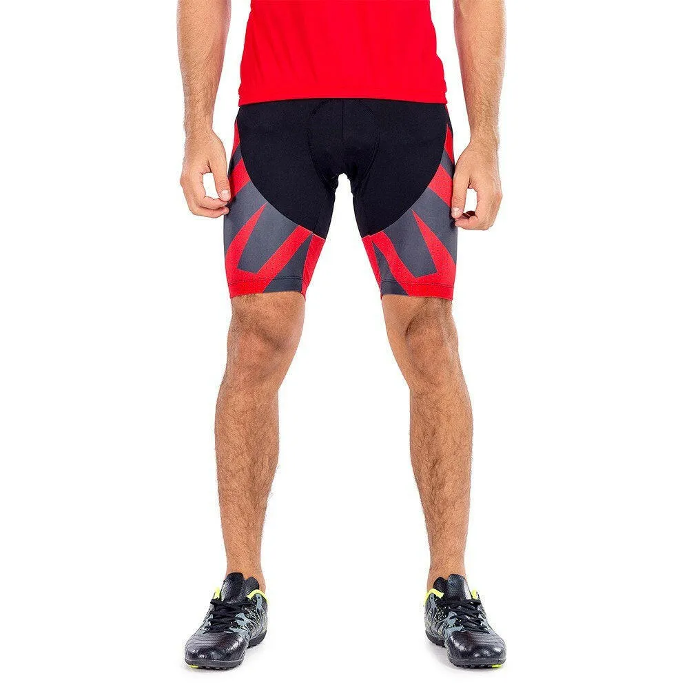 Lixada Men's Cycling Shorts 4D Gel Padded Bicycle Riding Half Pants Bike Biking Tights