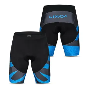 Lixada Men's Cycling Shorts 4D Gel Padded Bicycle Riding Half Pants Bike Biking Tights