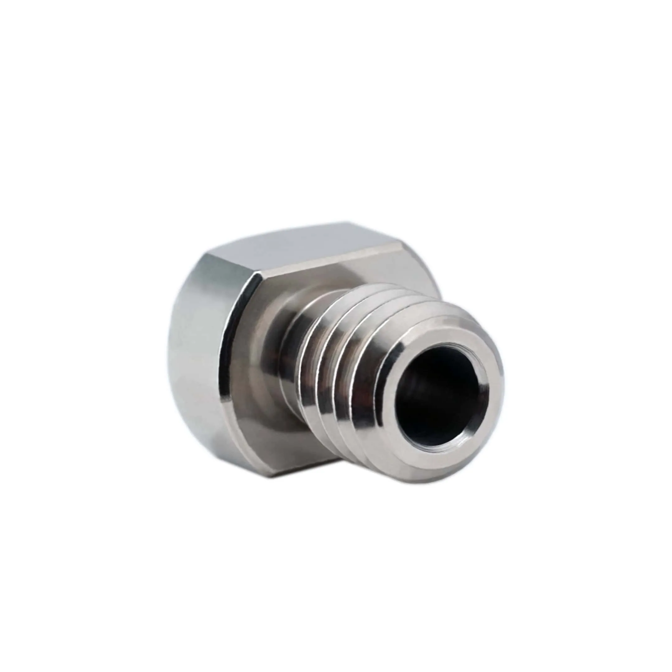 M6 Thread 3mm Filament for LulzBot TAZ 5 and 6, Hexagon Hotend Plated Wear Resistant Nozzle