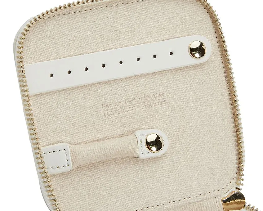 Maria Jewelry Zip Cube, White