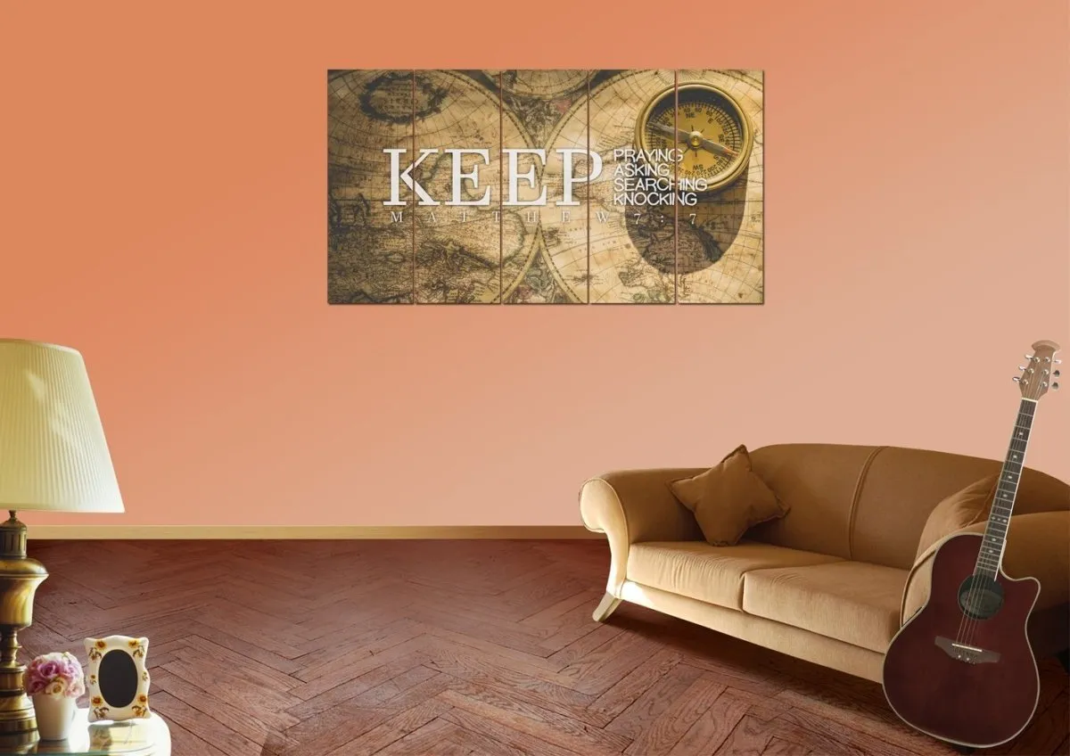 Matthew 77 Canvas Wall Art Print S - Christian Canvas Wall Art