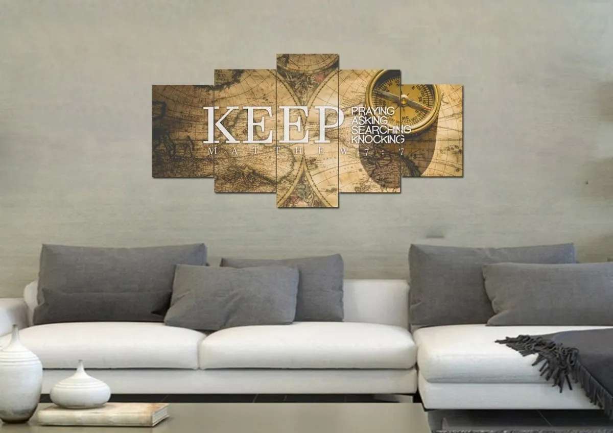 Matthew 77 Canvas Wall Art Print S - Christian Canvas Wall Art