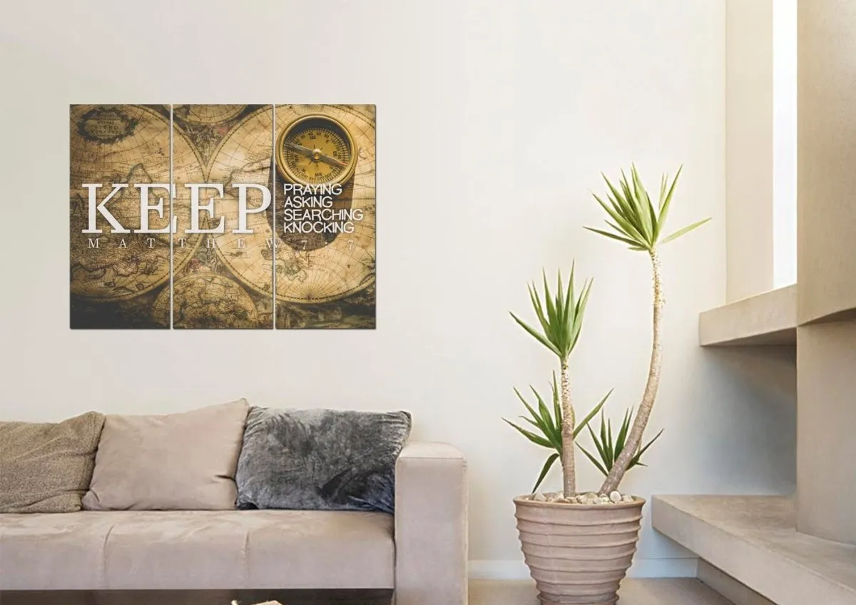 Matthew 77 Canvas Wall Art Print S - Christian Canvas Wall Art
