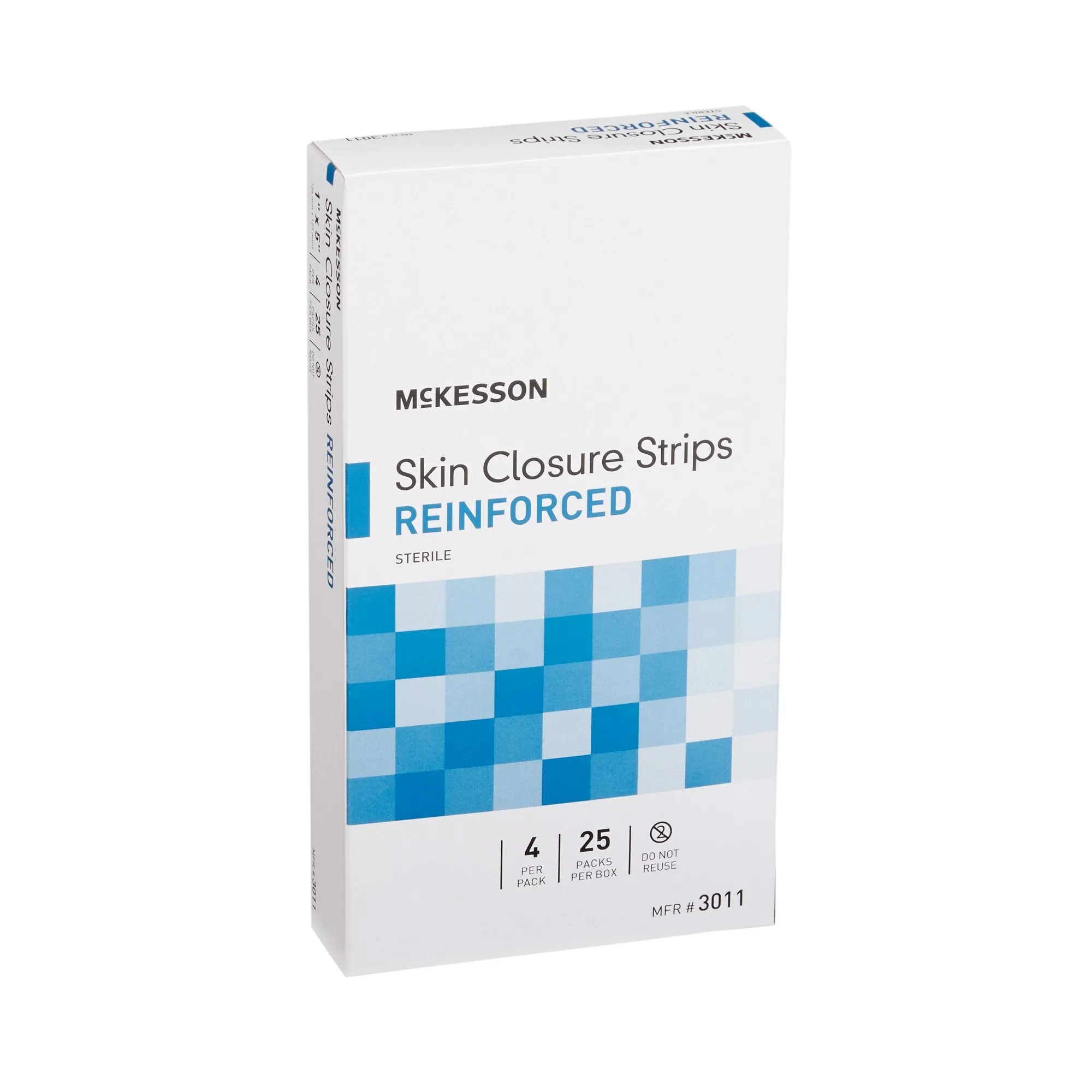 McKesson Skin Closure Reinforced Strip, 1 X 5 Inch