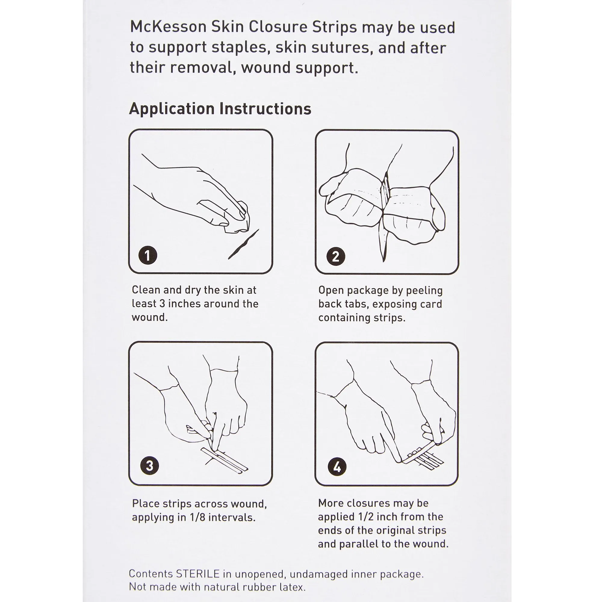 McKesson Skin Closure Reinforced Strip