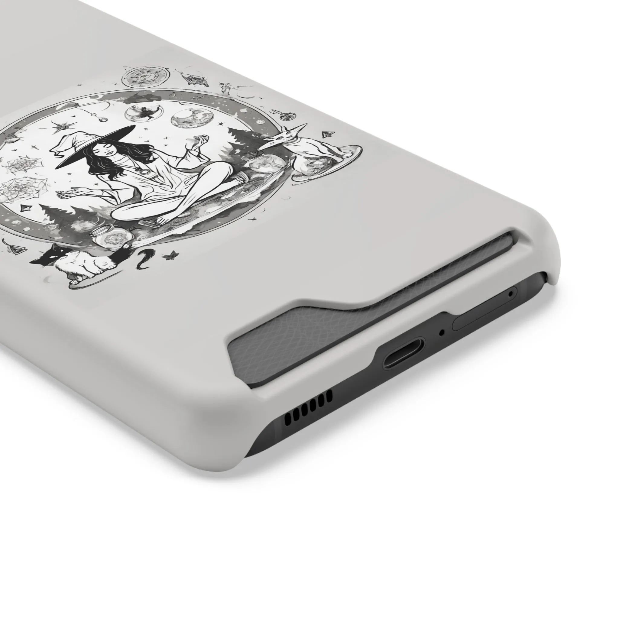 Mediating Moment - Phone Case With Card Holder