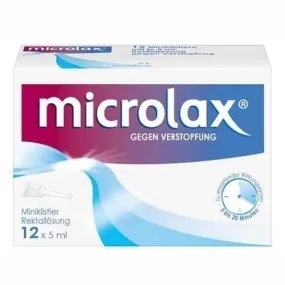 MICROLAX rectal solution enemas 12X5 ml