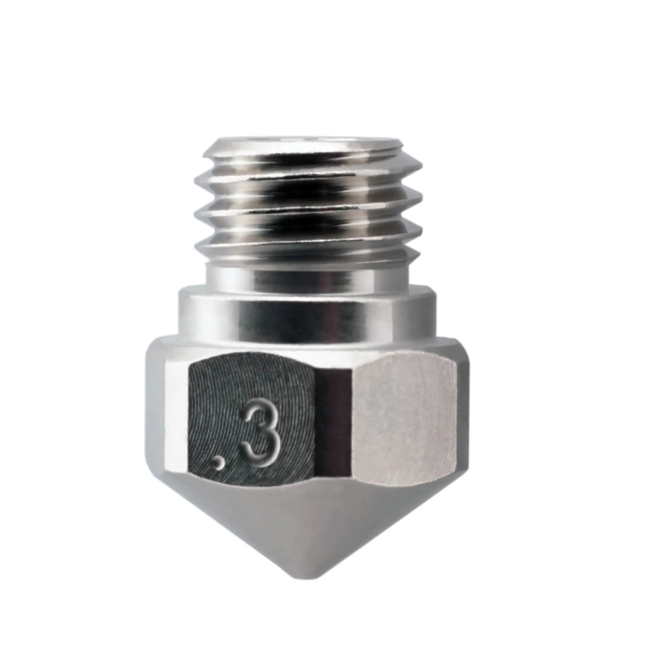 MK10 Plated Wear Resistant Nozzle for PTFE lined hotend M7 Threads
