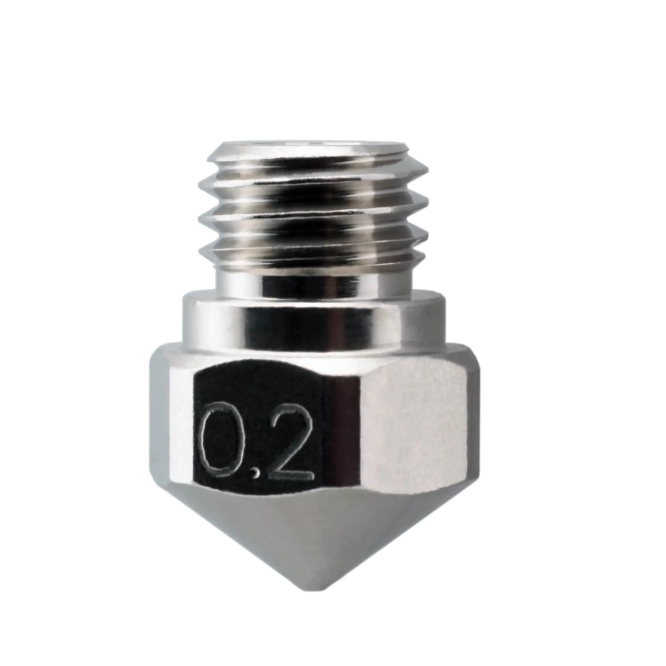 MK10 Plated Wear Resistant Nozzle for PTFE lined hotend M7 Threads
