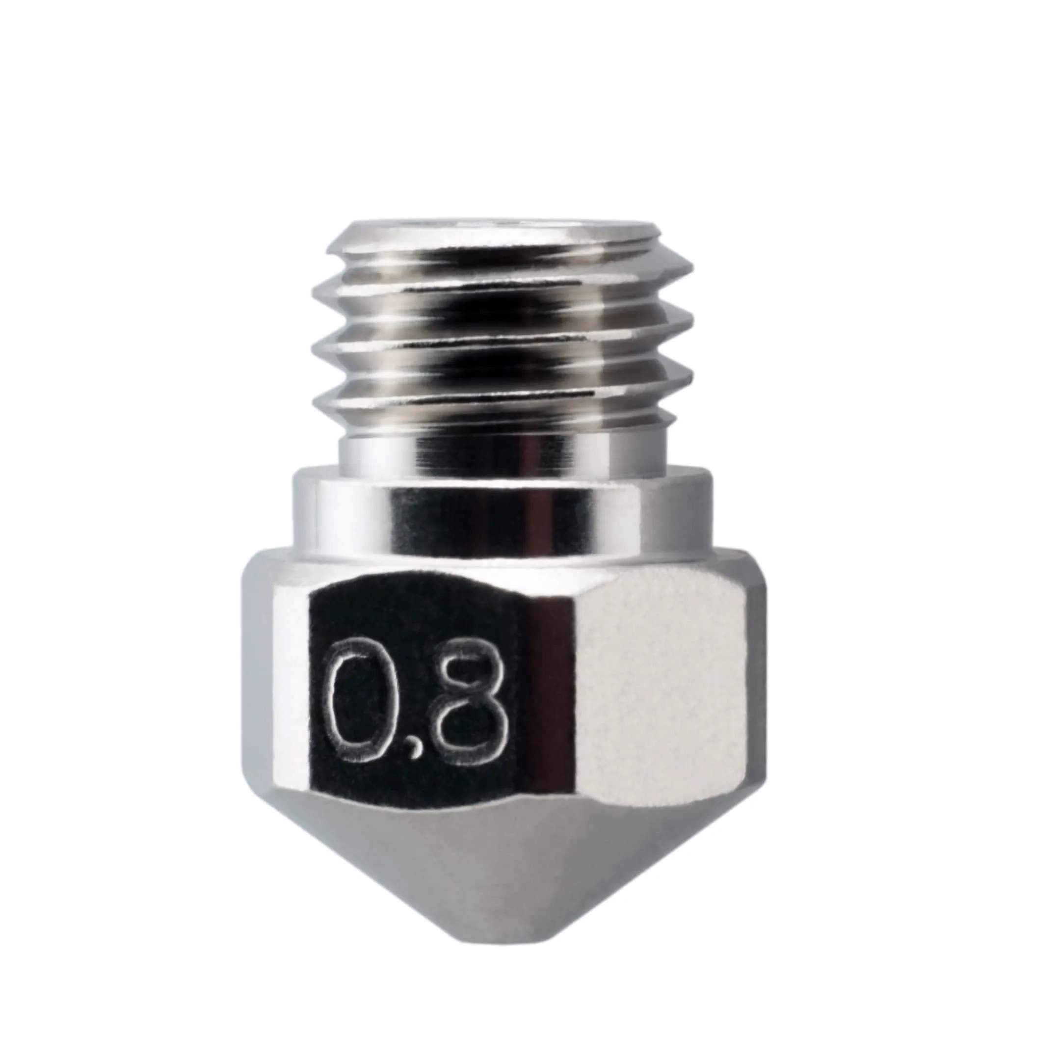 MK10 Plated Wear Resistant Nozzle for PTFE lined hotend M7 Threads