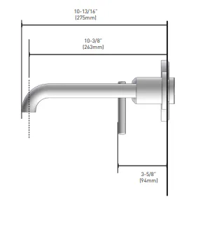 MOEN Gibson Brushed Nickel One-Handle Non Diverter Tub Filler WT961BN
