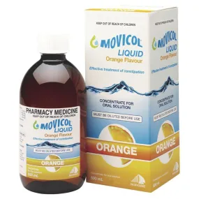 Movicol Liquid Concentrate Orange Potassium Chloride & Sodium Hydrog 500ml