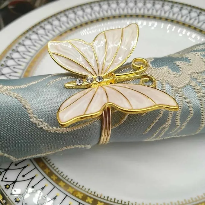 Napkin Holder Rings-Butterfly(Gold)