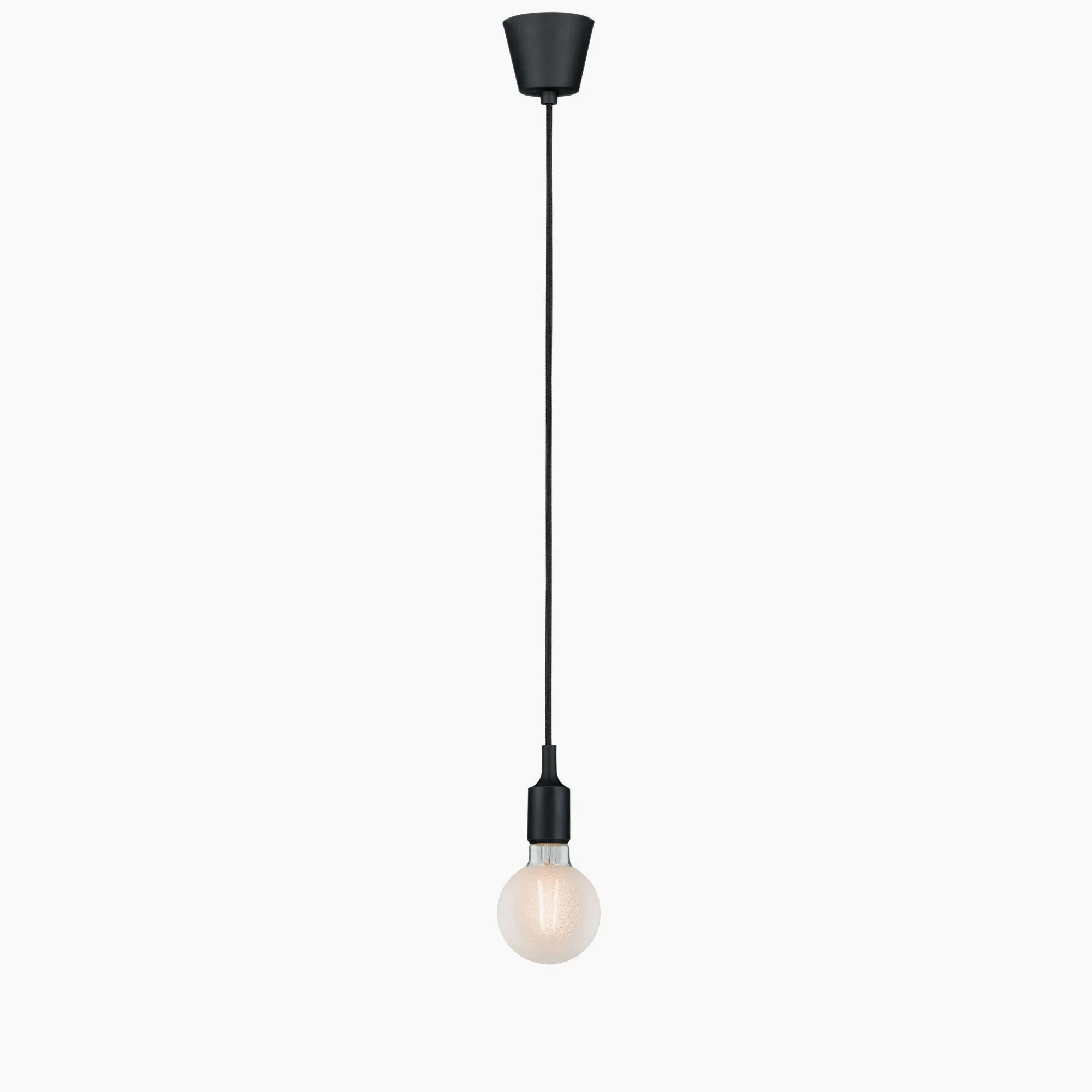 Neordic Ketil 60W Dimmable Pendant Light in Black