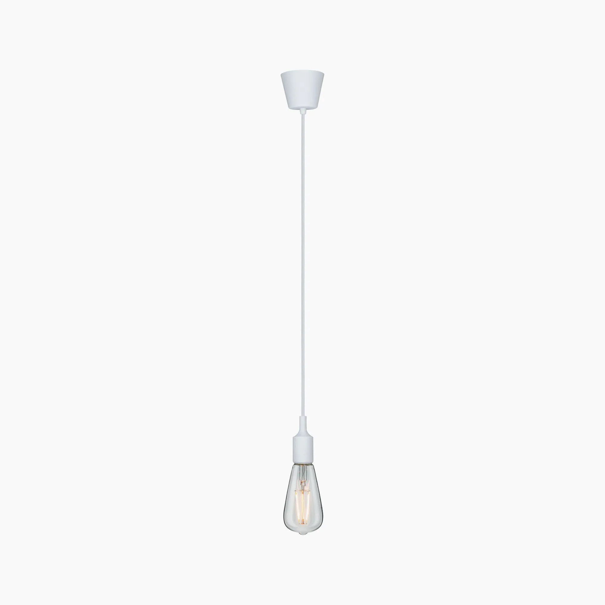 Neordic Ketil 60W Dimmable Pendant Light in White