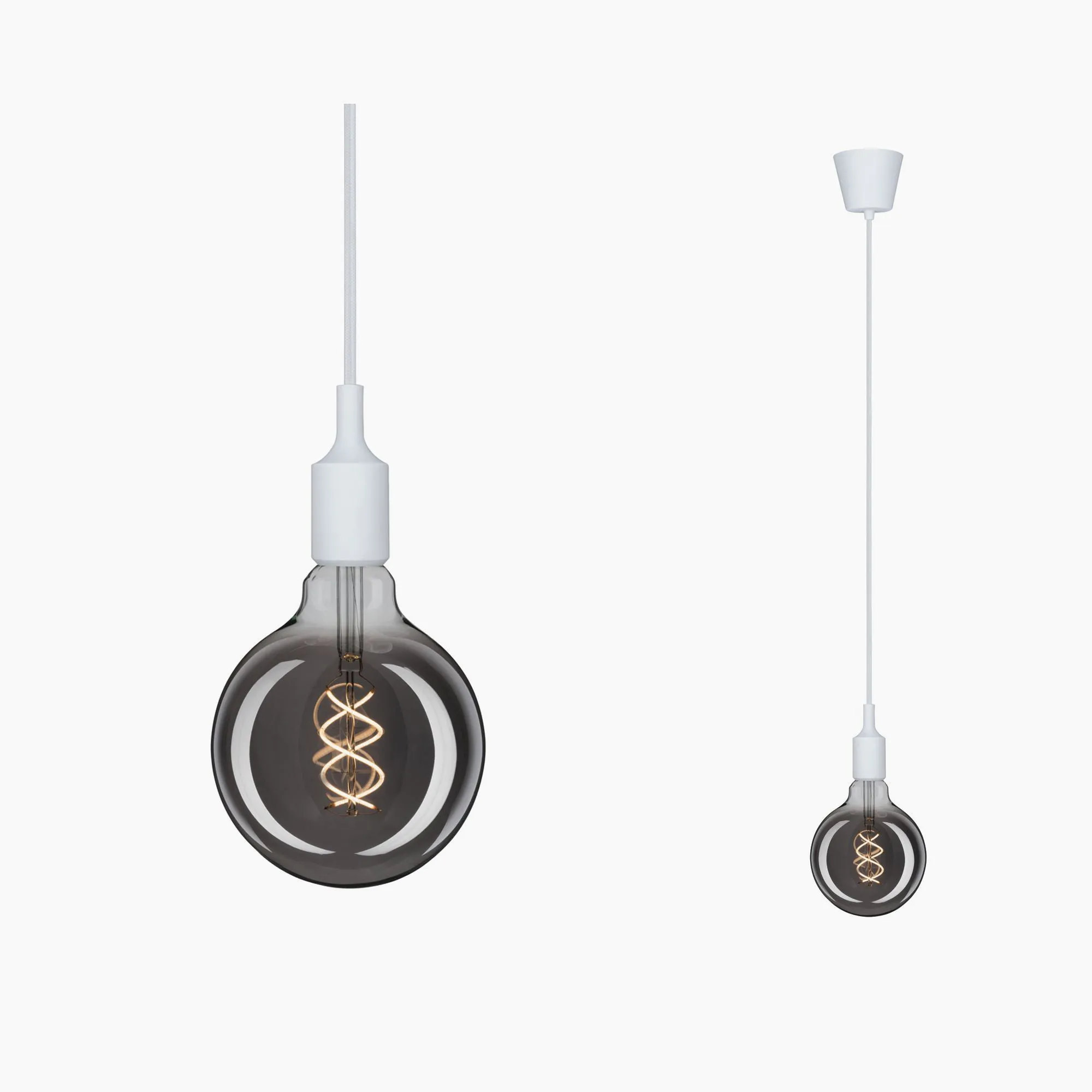 Neordic Ketil 60W Dimmable Pendant Light in White