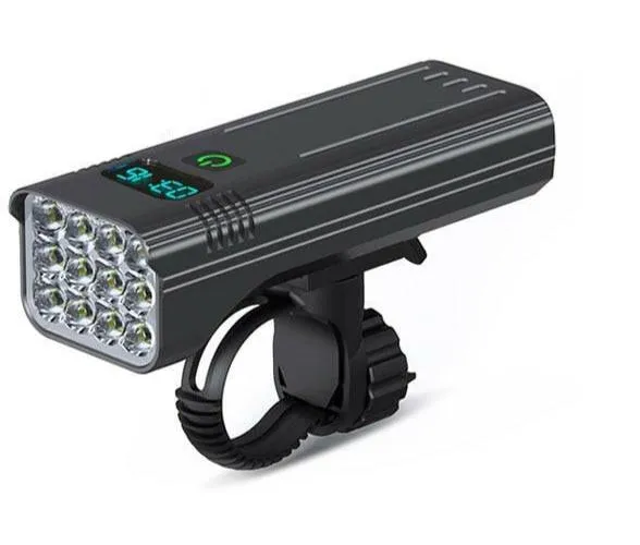 NEWBOLER 12 LED Bike Light 4800 Lumens USB Chargeable Aluminum MTB Bicycle Light 10000mAh Power Bank Headlight Bike Accessorie