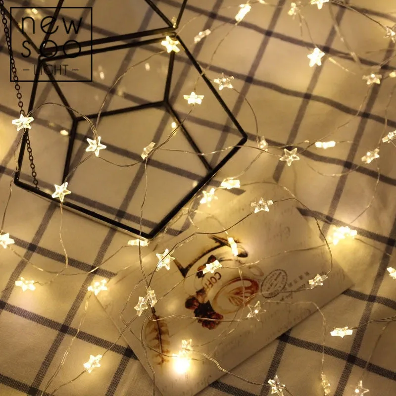 Newsoo copper line star lights LED lights