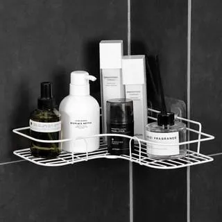 No-Drill Wall Mounted Bathroom Corner Shelf, HG0054