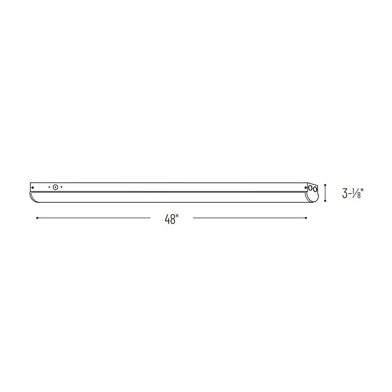 Nora NLSTR 4-ft 24W LED Tunable Strip Light, Selectable CCT