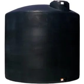 Norwesco 10000 Gallon Plastic Vertical Water Storage Tank in Black & Green