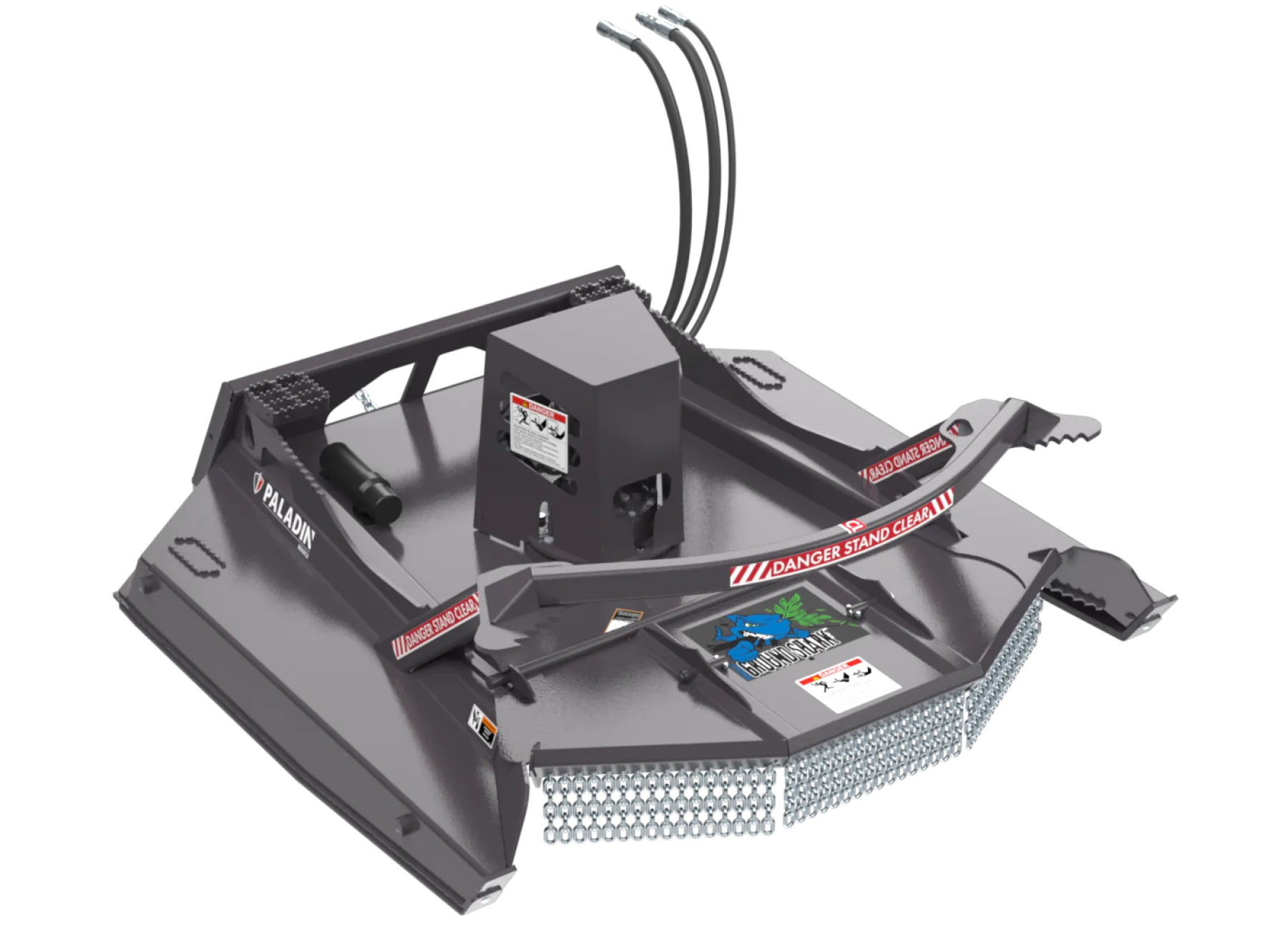 Paladin Brush Cutter High Flow SSL 30GPM-45GPM (3/4" Couplers) | 72", 78" & 84" Cutting Width | For Skid Steer
