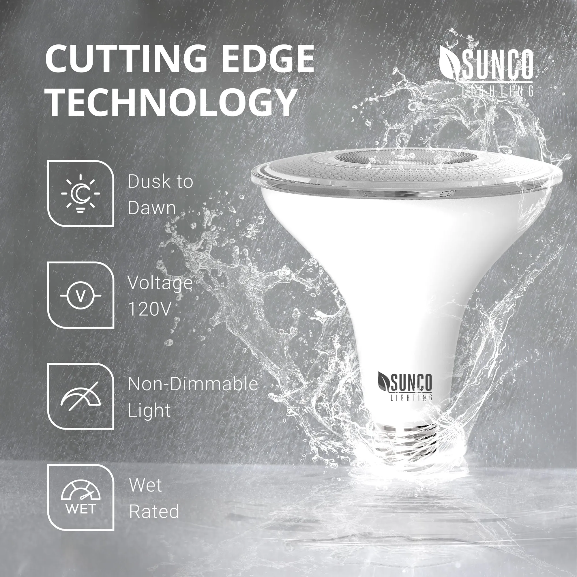 PAR38 LED Bulb, Dusk to Dawn, 1250 Lumens
