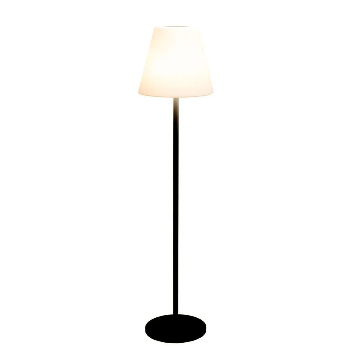 Parker Solar Outdoor Rated Floor Lamp - Black with Remote 1500mm High, PL0259