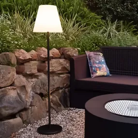Parker Solar Outdoor Rated Floor Lamp - Black with Remote 1500mm High, PL0259