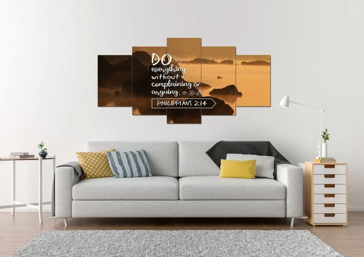 Philippians 214 Canvas Wall Art Print - Christian Canvas Wall Art