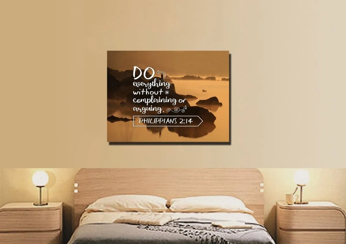 Philippians 214 Canvas Wall Art Print - Christian Canvas Wall Art