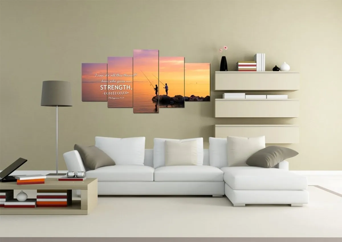 Philippians 413 Niv Bible Verse Canvas Wall Art