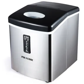 Portable 3.2L Electric Ice Cube Maker, 15kg/Day, Polycool