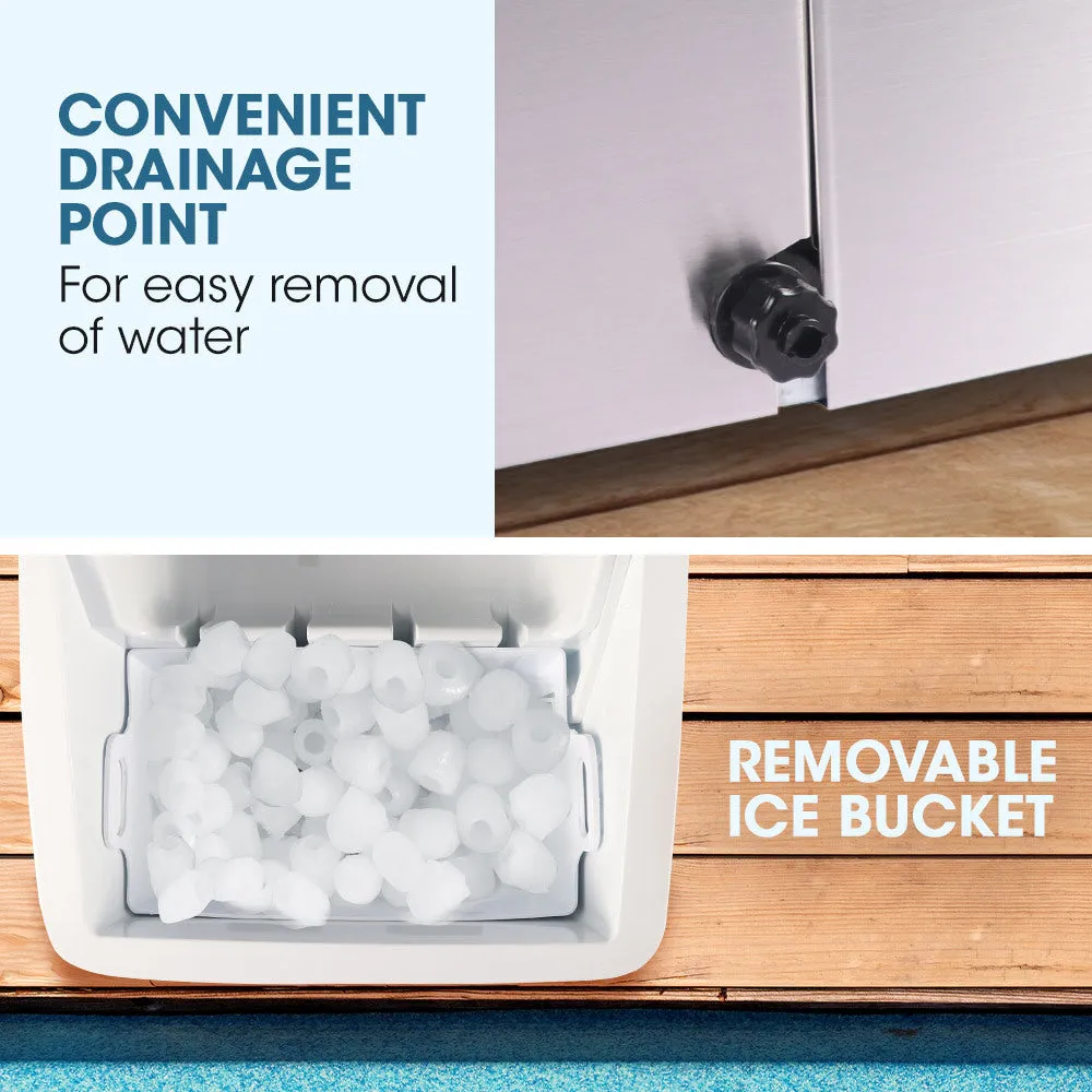 Portable 3.2L Electric Ice Cube Maker, 15kg/Day, Polycool