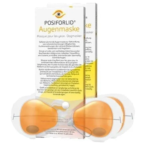 POSIFORLID eye mask 2 pcs, inflammation of eyelid