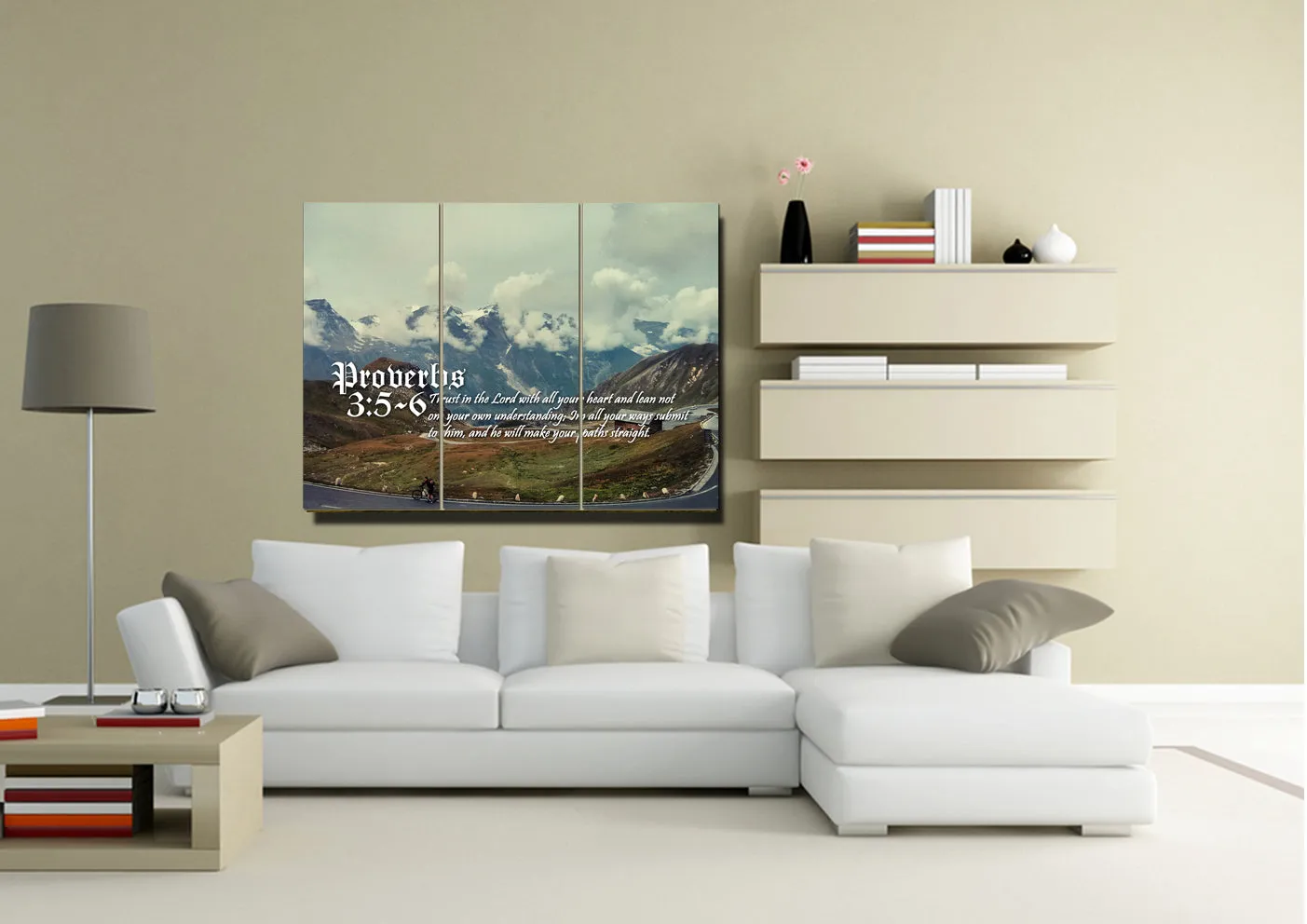 Proverbs 35-6 Niv #52 Bible Verse Canvas Wall Art - Christian Canvas Wall Art