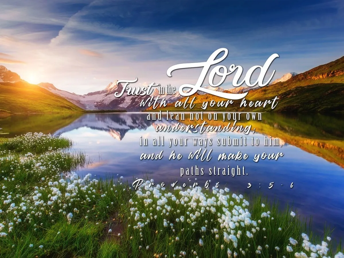 Proverbs 35-6 Niv - Christian Canvas Wall Art