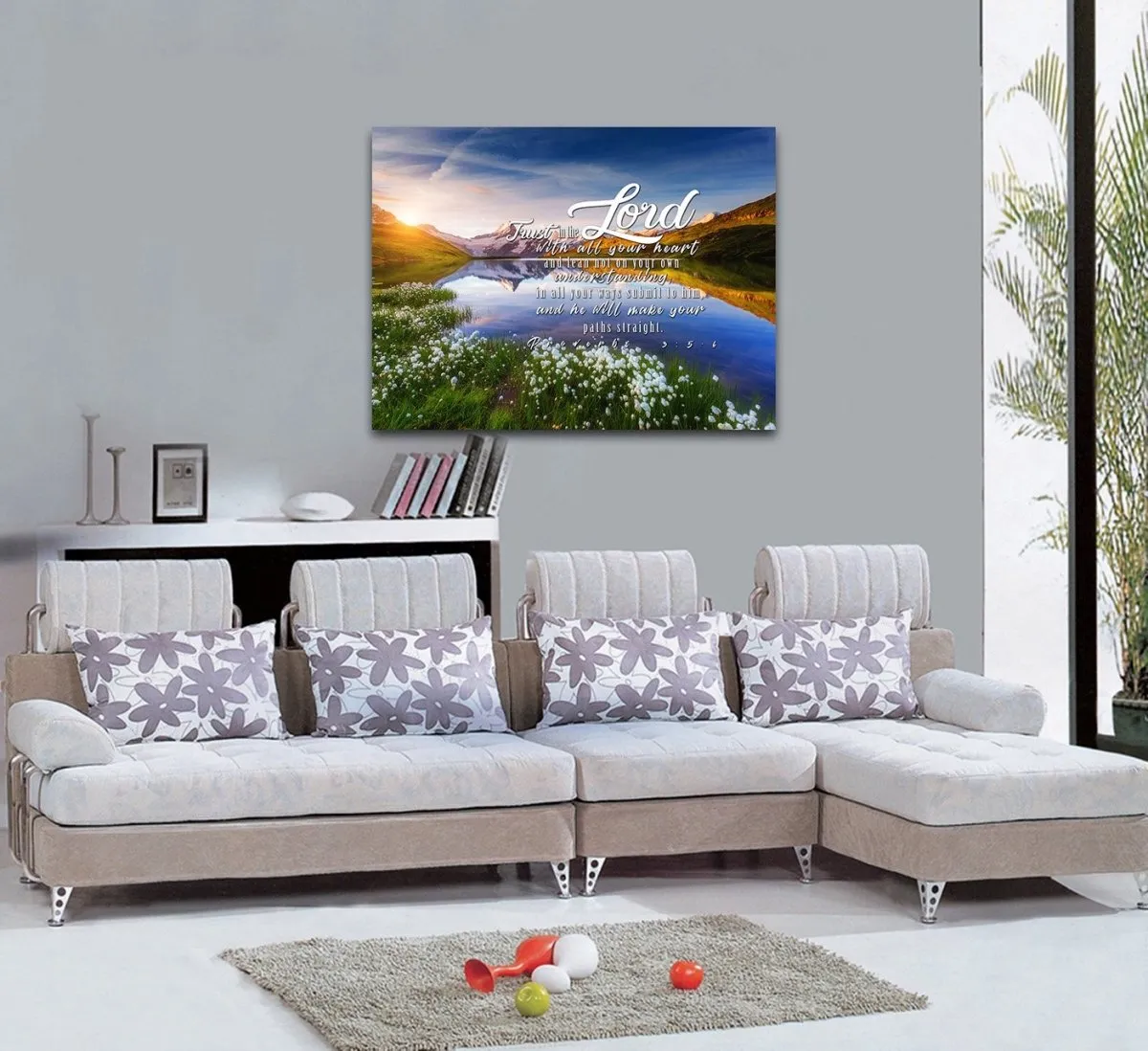 Proverbs 35-6 Niv - Christian Canvas Wall Art