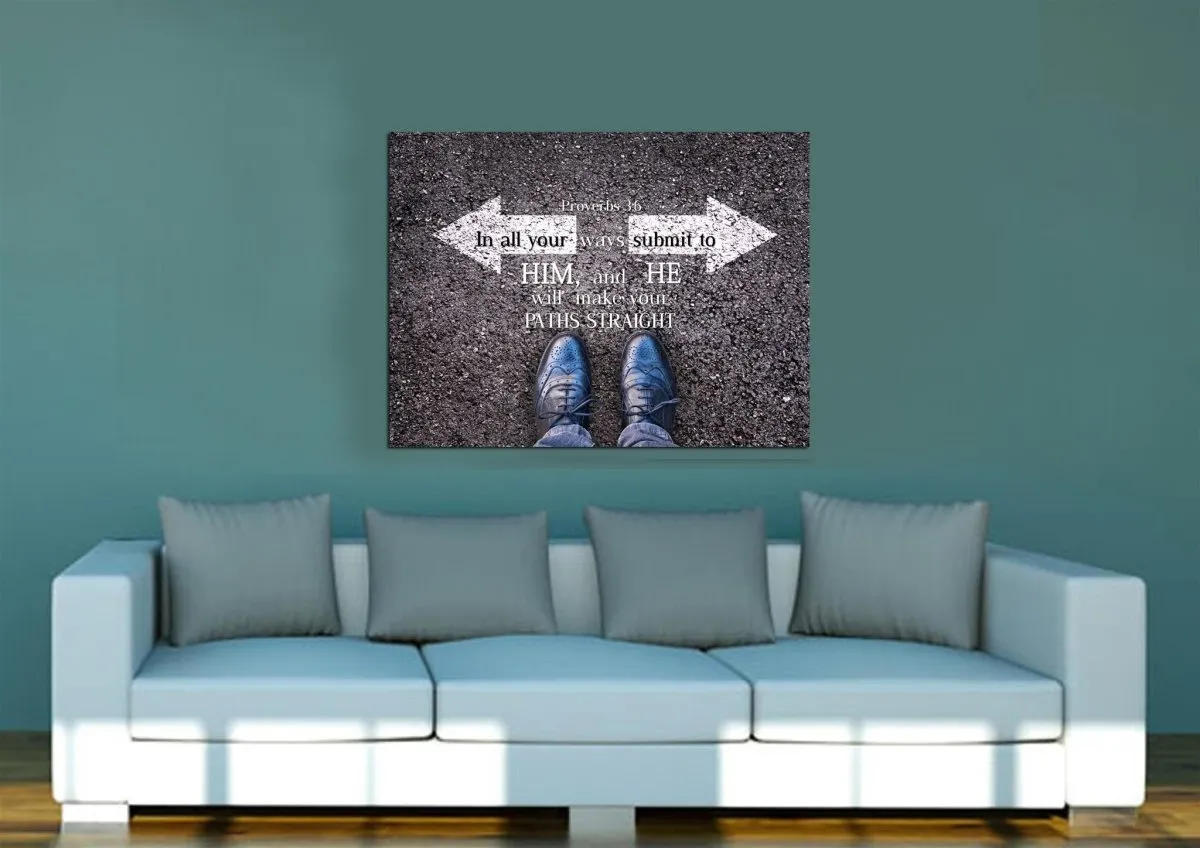 Proverbs 36 Niv Canvas Wall Art Print - Christian Canvas Wall Art