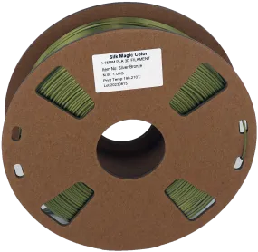 PS Imports PLA 1.75mm x Bicolor Silk Magic-Silver-Bronze