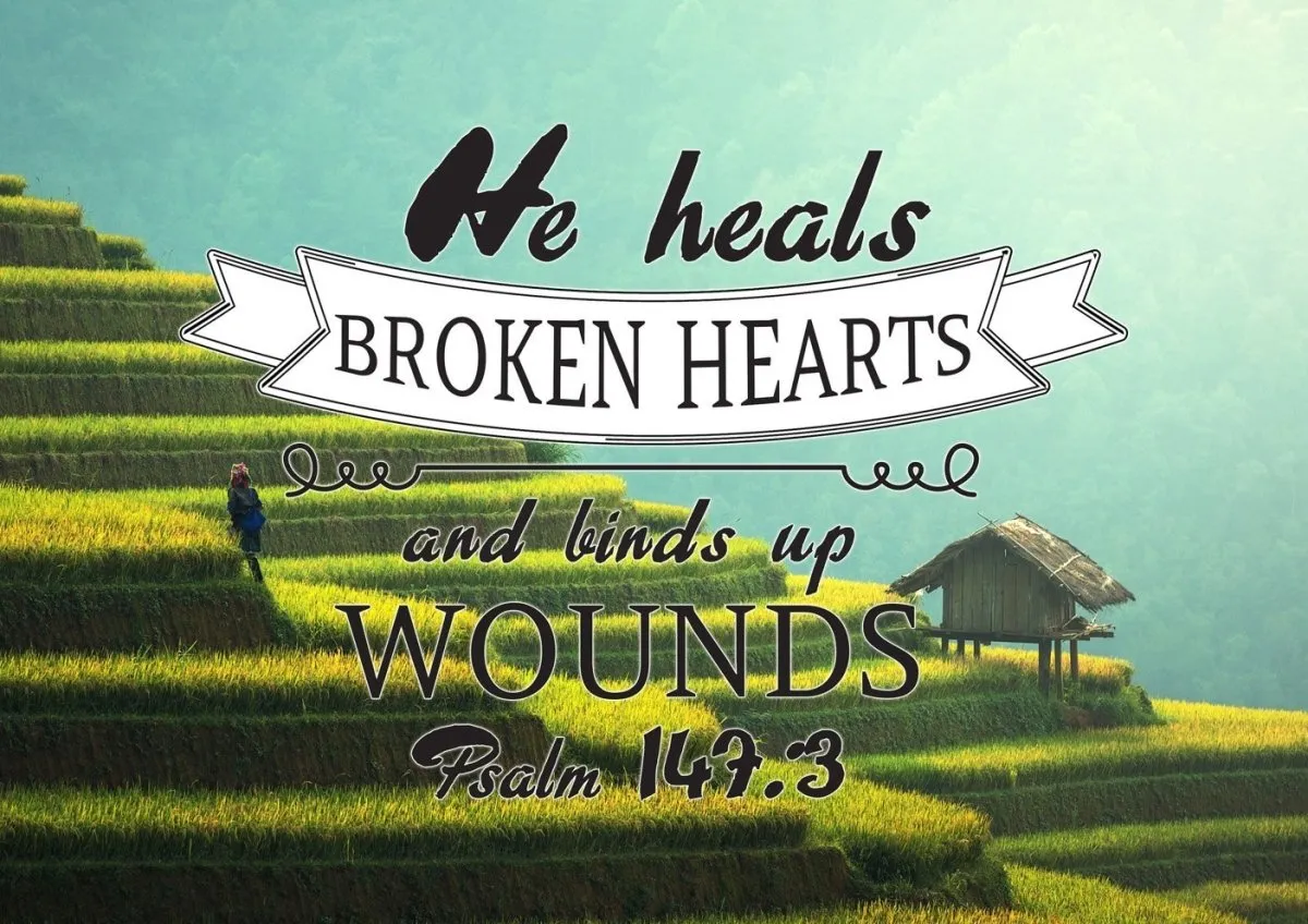 Psalm 1473 Canvas Wall Art Print - Christian Canvas Wall Art