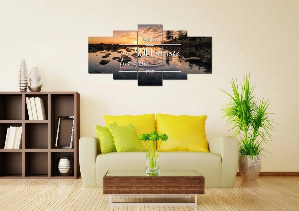 Psalm 631 My Soul Thirsts For You Canvas Wall Art Print - Christian Canvas Wall Art