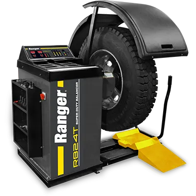 RANGER 5140149 RB24T 1-Ph. 208-240V Truck Wheel Balancer With Deluxe Adapter Kit