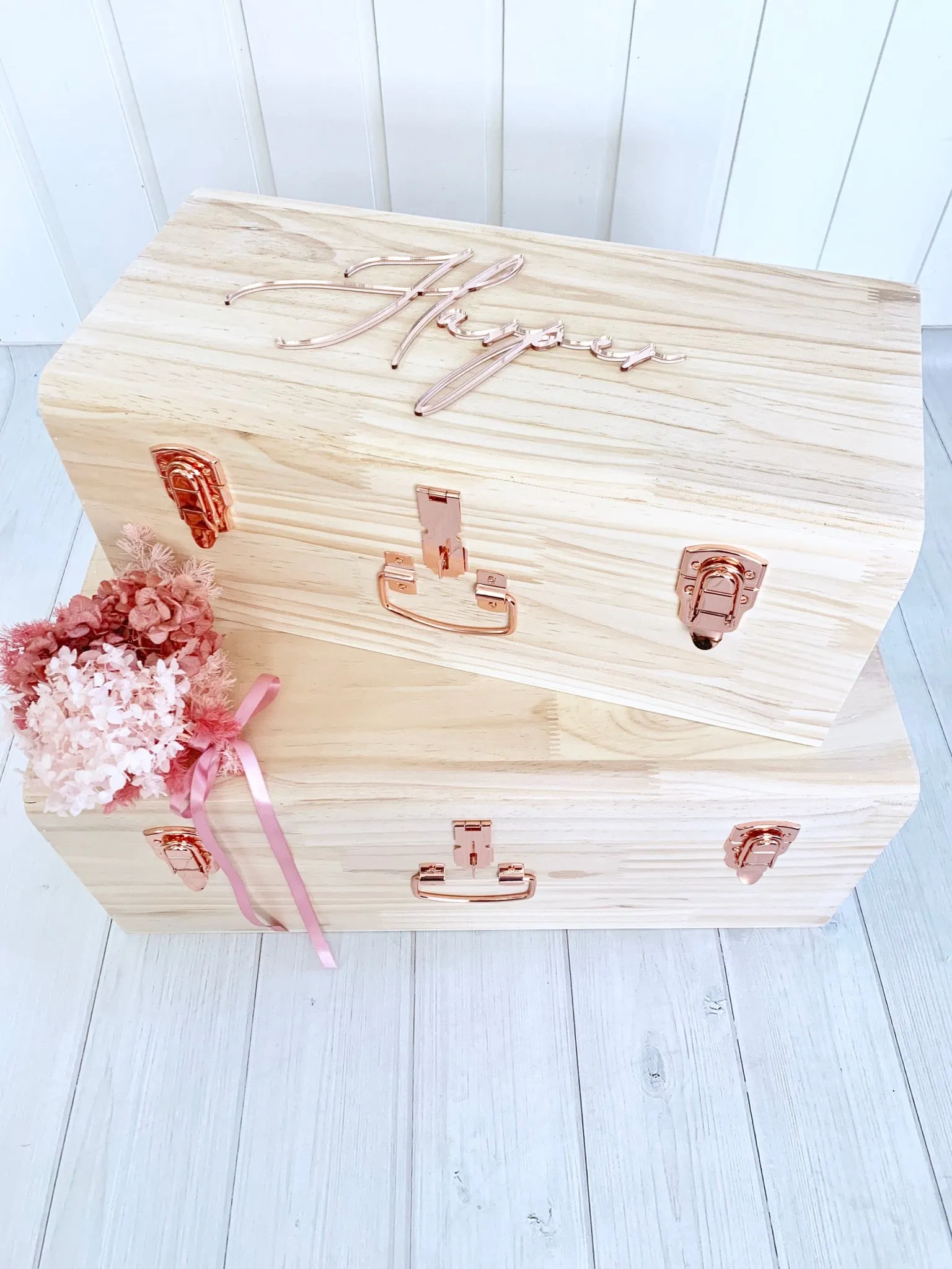 RAW TIMBER CASE - Rose gold