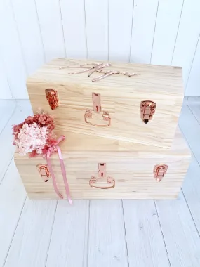 RAW TIMBER CASE - Rose gold