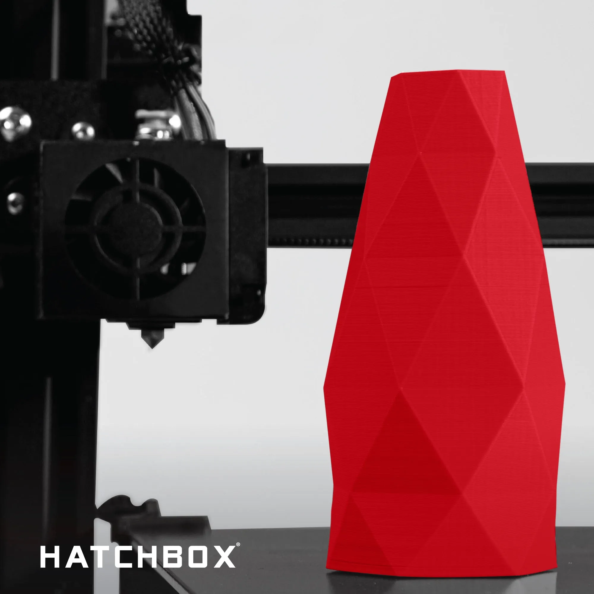 RED PLA PRO  FILAMENT - 1.75MM, 1KG SPOOL