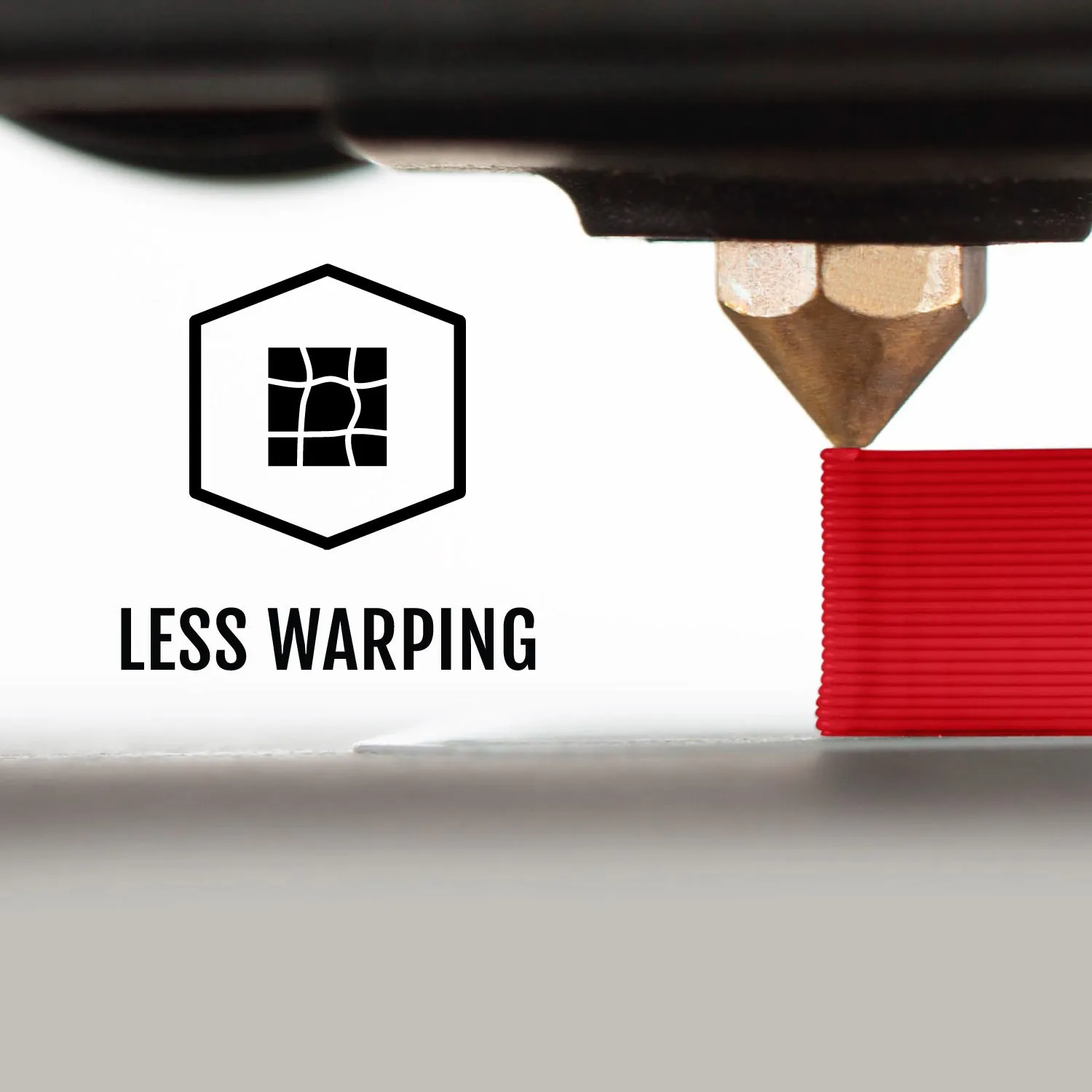 RED PLA PRO  FILAMENT - 1.75MM, 1KG SPOOL