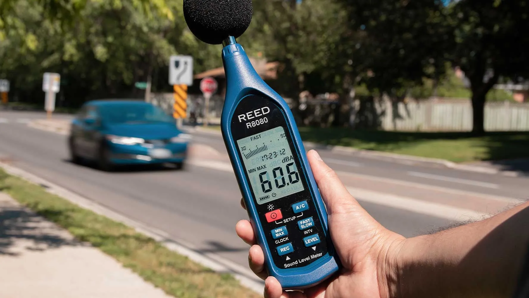 REED R8080 Data Logging Sound Level Meter with Bargraph with ISO Certificate