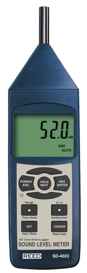 REED SD-4023 Data Logging Sound Level Meter